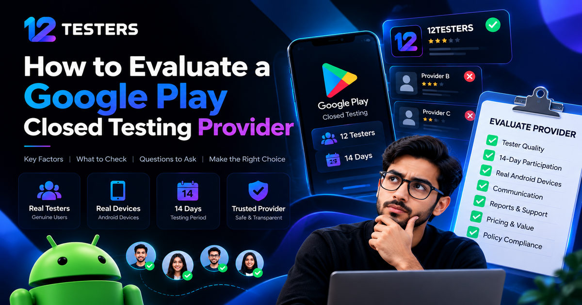 How to Evaluate a Google Play Closed Testing Provider